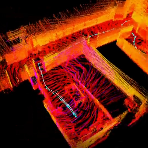 Mapa stworzona przez robota