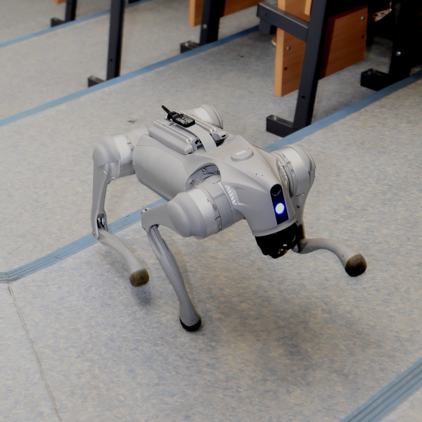 Robot kroczący na schodach