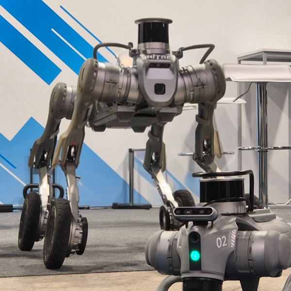 Robot kroczący na kołach