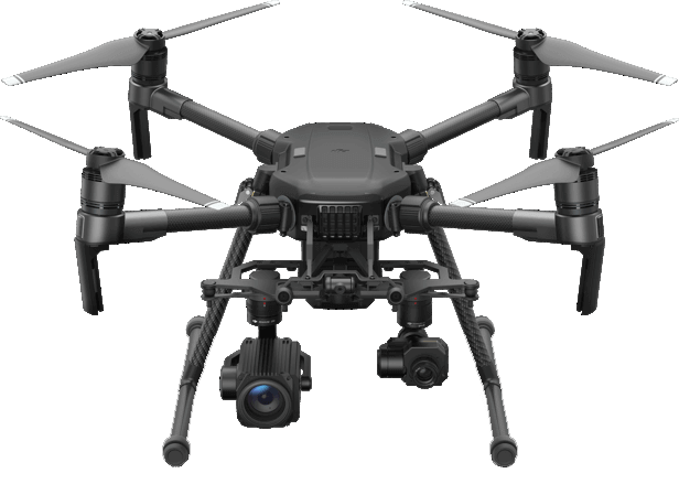 Dron DJI Matrice 210 v2 z dwiema kamerami do bardzo zaawansowanych i precyzyjnych zadań inspekcji