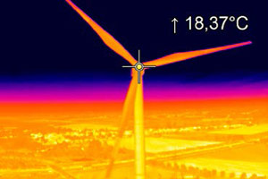 Badania termowizyjne turbin wiatrowych